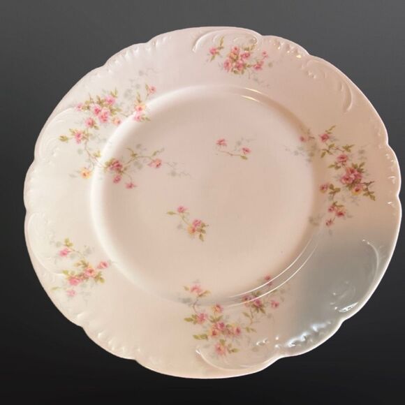 6 Pc Antique Theodore Haviland Limoges Porcelain Dishes - Picture 5 of 6